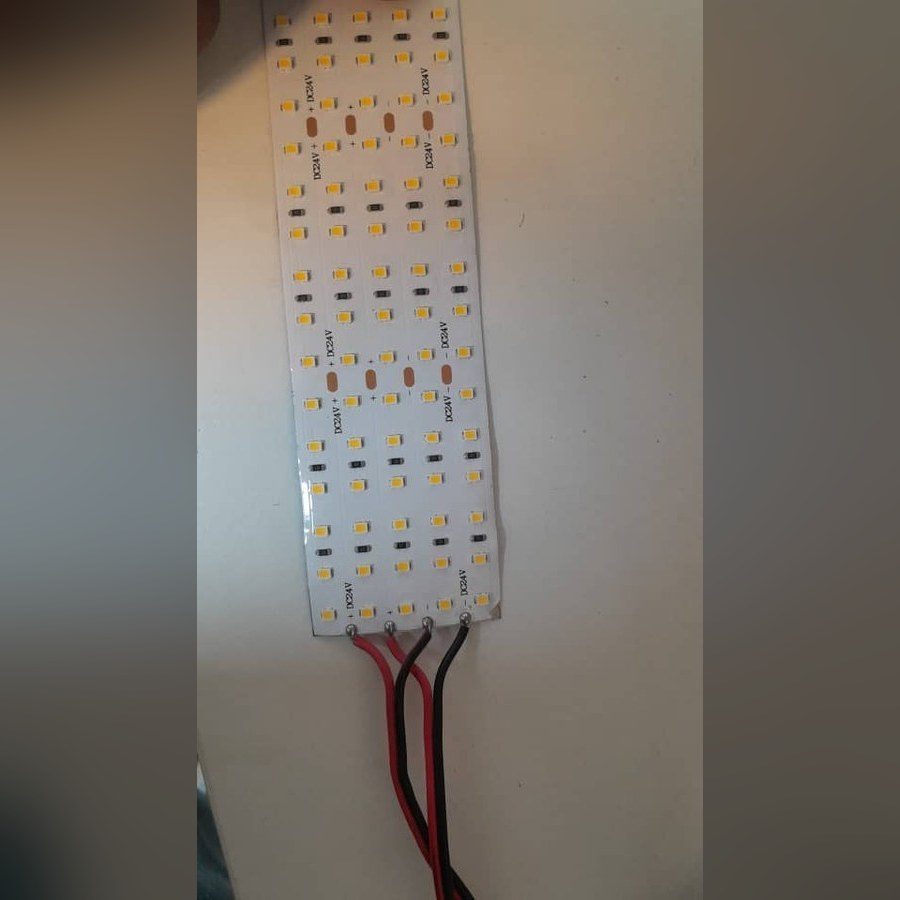 ستريب ليد خماسي 24 فولت 480 حبة بالمتر — 3000K — LED Strip 60W