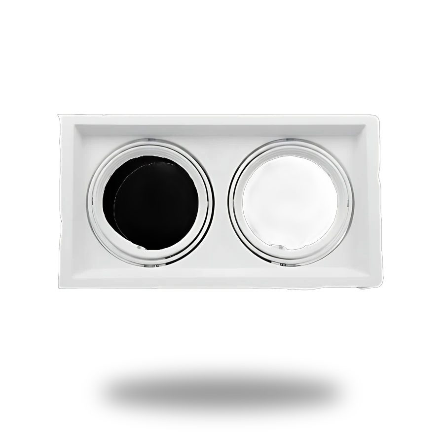 قاعدة لمبة سامبا مجوز ابيض 111-2 — White Lamp Holder