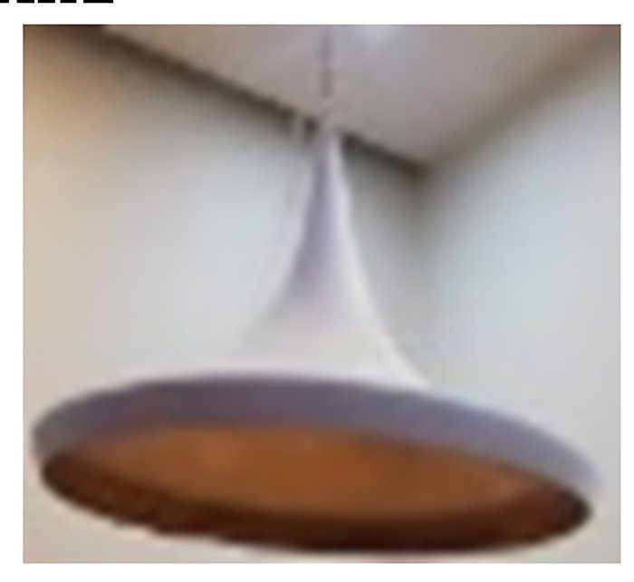 نازلة صحن ابيض — White Pendant Light