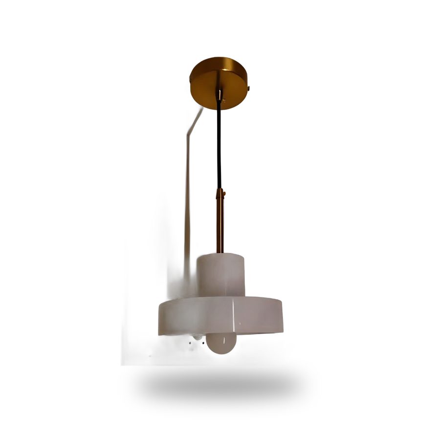 نازلة 004 أبيض — White Pendant Light No. 004