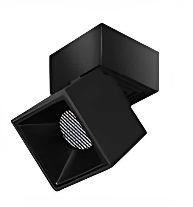 سلندر مربع اسود متحرك 12 وات — Black Cylinder Spot 12W