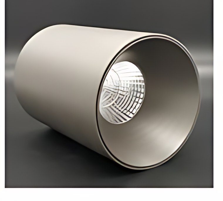 سلندر مدور ابيض 10 وات — White Cylinder Spot 10W