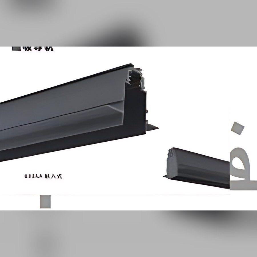 سكة مغناطيس ضيق مخفي اسود مترين — 6020A*2 — Black Magnetic Track