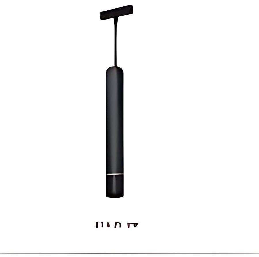 نازلة سكة مغناطيس عريض 20 سم 12 وات اسود مع ذهبي 2014 — Black Pendant Light No. 2014 12W
