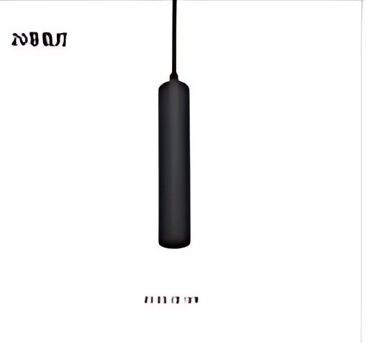 نازلة سكة مغناطيس عريض 20 سم 12 وات اسود 2014 — Black Pendant Light No. 2014 12W