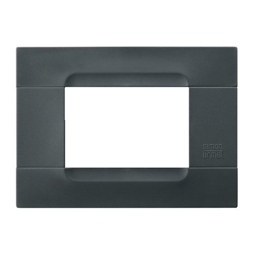 غطاء ثلاثي كادرا اسود — Black Cover Plate