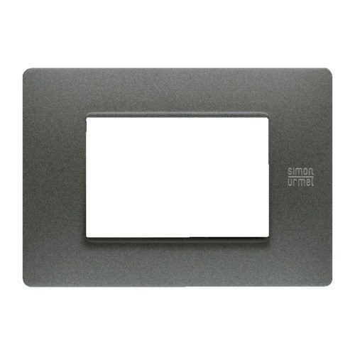 غطاء ثلاثي فليكسا رمادي لميع — Cover Plate