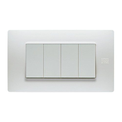 غطاء رباعي فليكسا ابيض — White Cover Plate