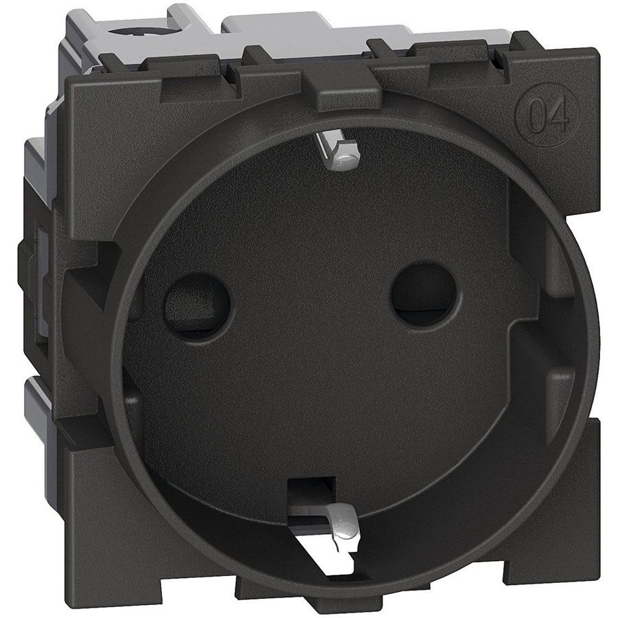ابريز الماني 16 امبير اسود — Black Socket