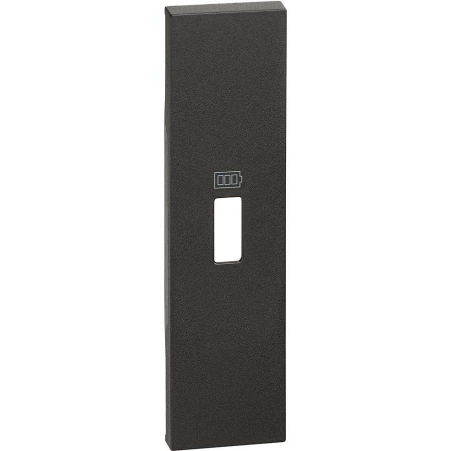 غطاء شاحن اسود USB — Black Cover Plate