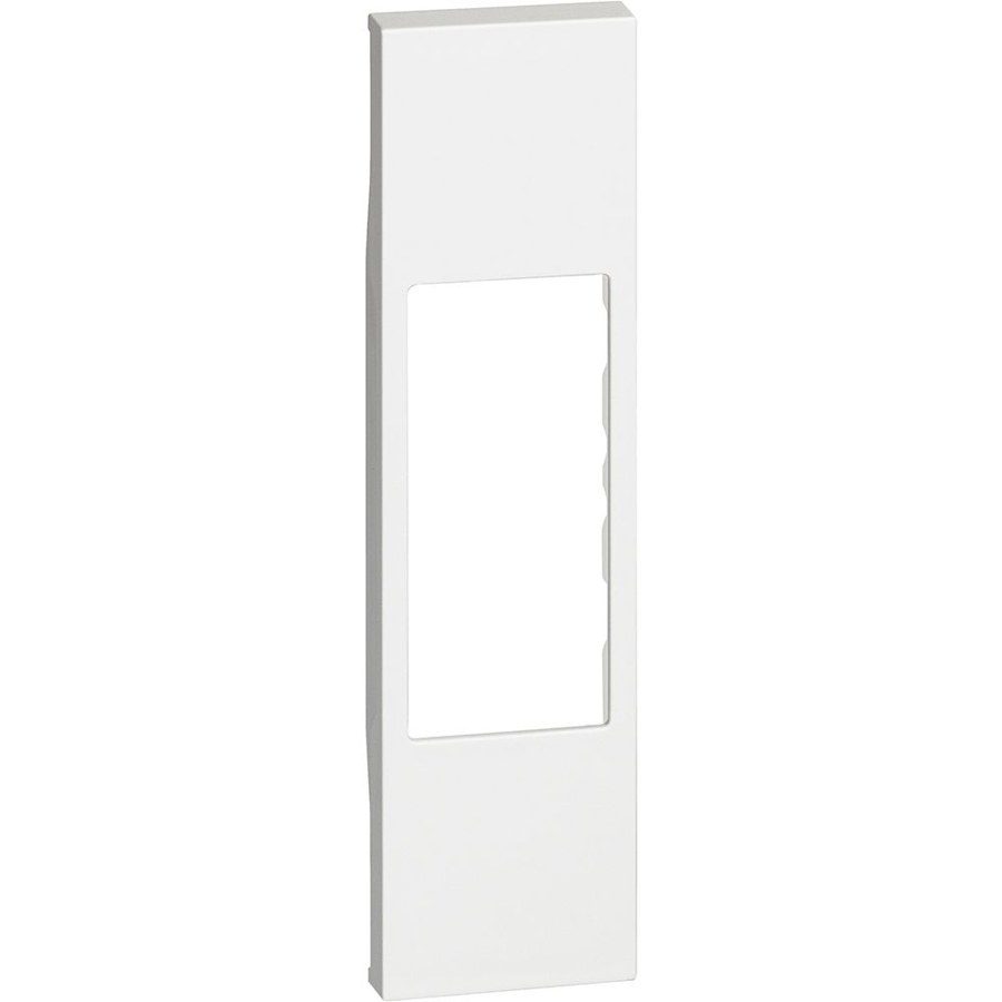 غطاء ابريز تلفون وكمبيوتر ابيض — White Cover Plate