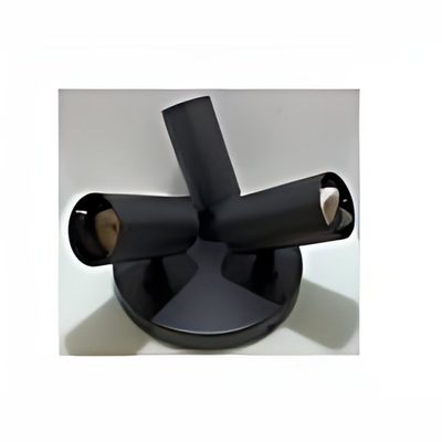 سلندر مدفع ثلاثي على قاعدة اسود — SY105-330*70*160