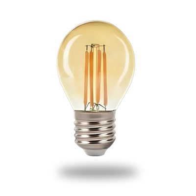 لمبة — 2700K — LED G45 6w Amber E27