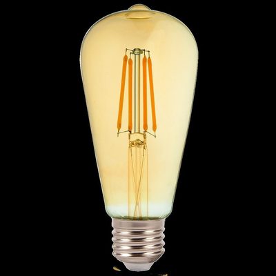 لمبة — 2700K — LED ST64 8w Amber E27