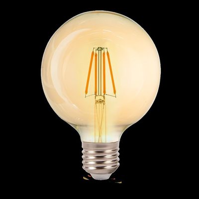 لمبة — 2700K — LED G95 8w Amber E27